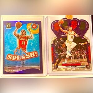 Trae Young SP Variation/Parallel Card Lot